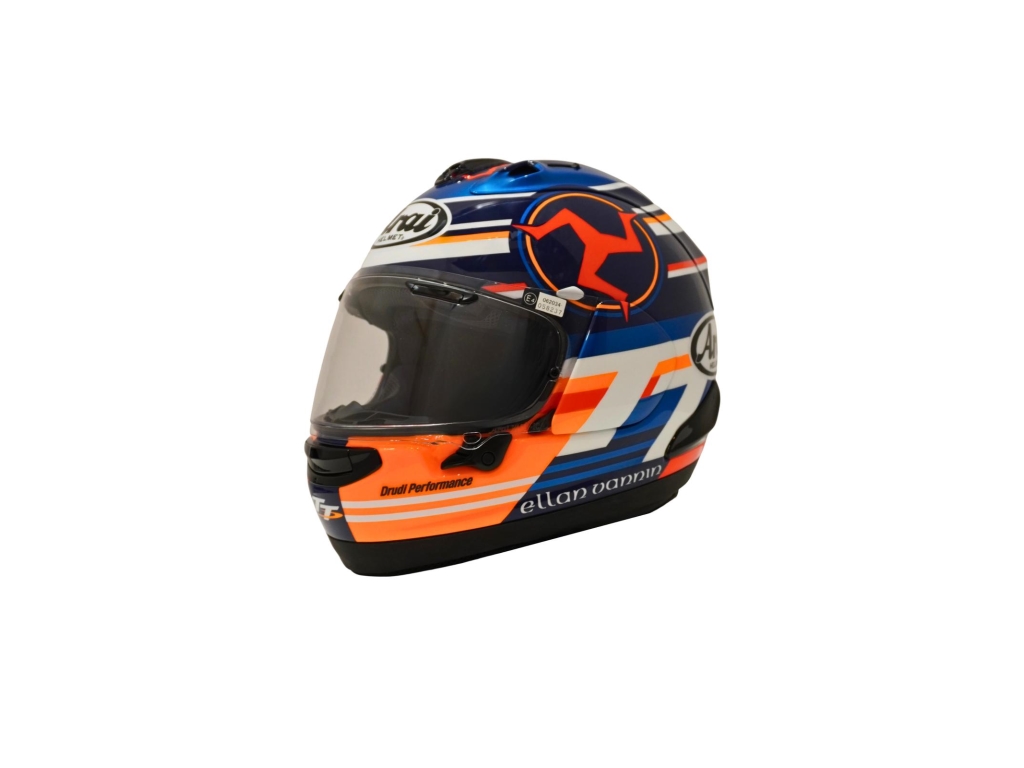 CASCO ARAI RX-7 V EVO - TT ISLE OF MAN 2023 - XL - ARAI AR2996XLT23