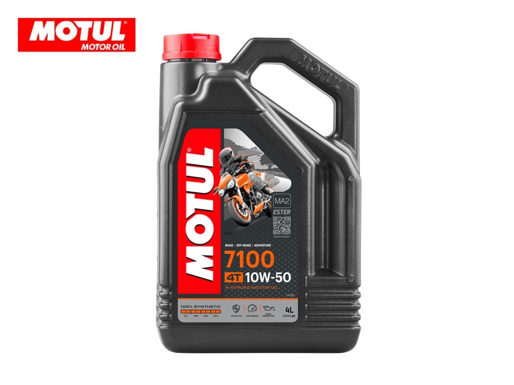 Olio Motore Moto 7100 4T 10W-50 4LT MOTUL - MOTUL 104098