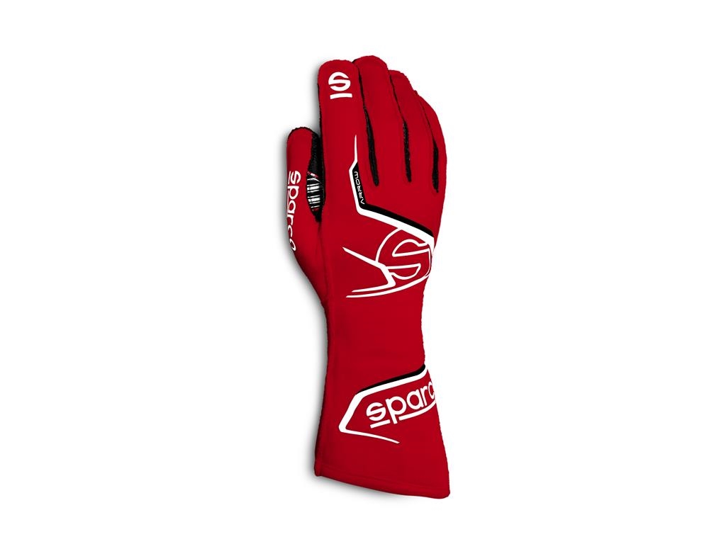 di colore rosso guanti da gara realizzati in omara e poliestere per una migliore presa New Kart 